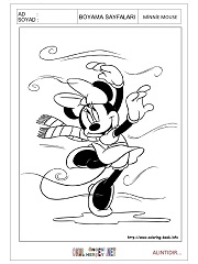Minnie Mouse boyama sayfaları
